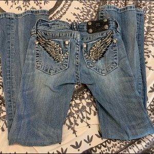 Kids Miss Me Bootcut Jeans